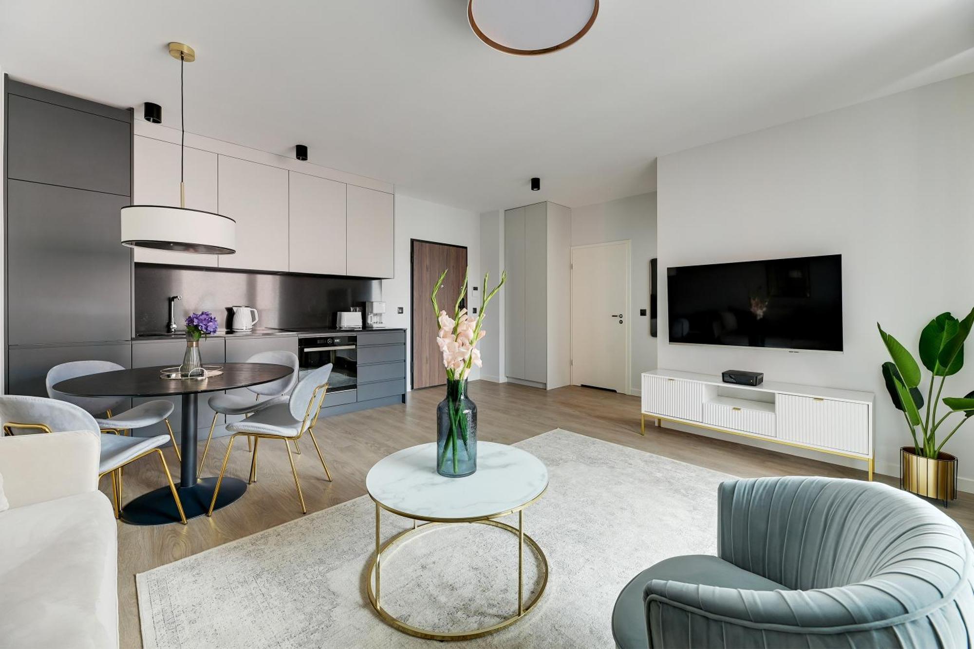 Scala City Center Magic Apartments With Parking By Lion Apartments Gdańsk Eksteriør bilde